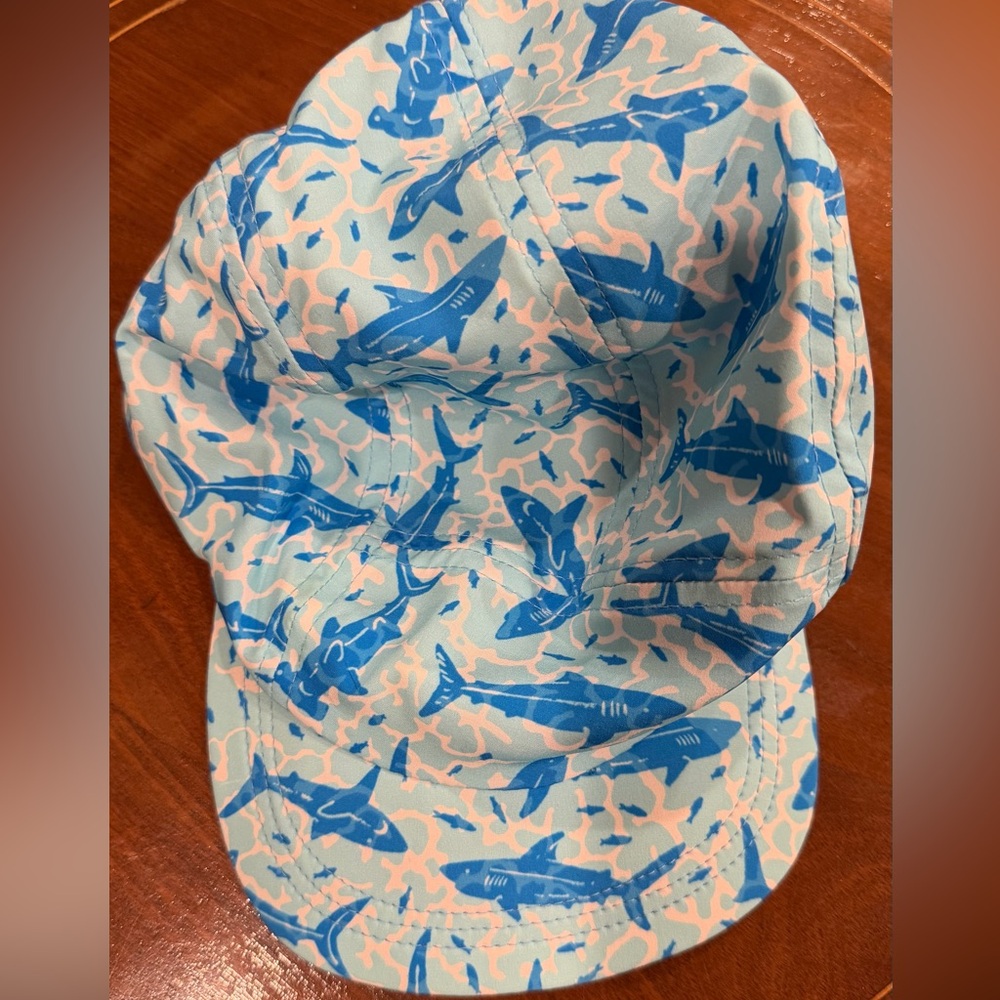 Chubbies Cap with Blue Shark Pattern - image 1